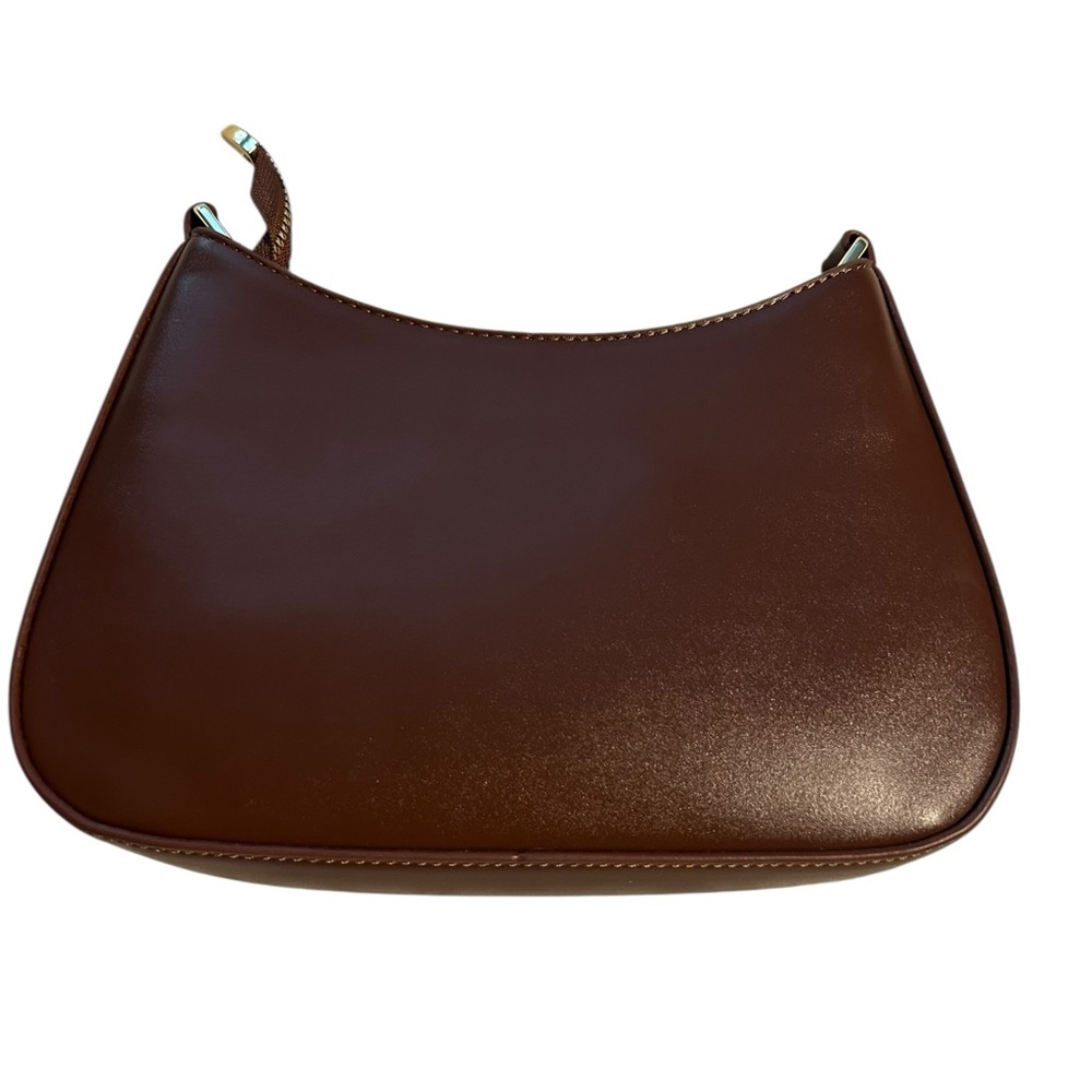 Jil Sander Dark Brown Leather Shoulder Bag - Picture 2 of 3